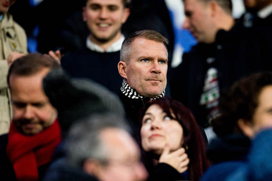 Jim Solbakken in the stands