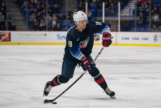 Oliver Wahlstrom #18 of the United States