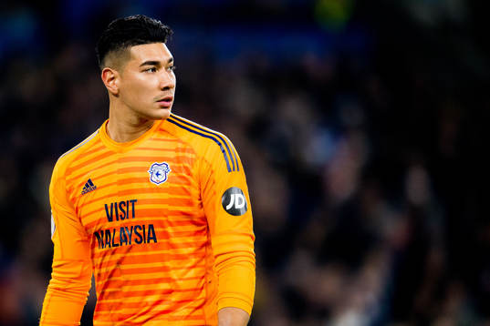 Goalkeeper Neil Etheridge of Cardiff