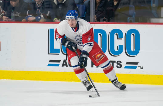 Matej Pekar #5 of the Czech Republic