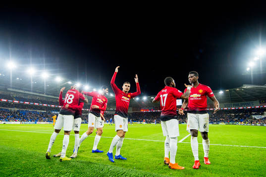 Jesse Lingard of Manchester United celebrates with
