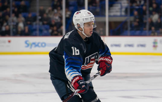 Oliver Wahlstrom #18 of the United States