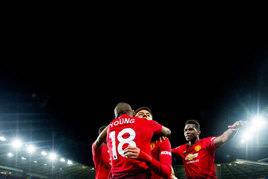Jesse Lingard of Manchester United celebrates with