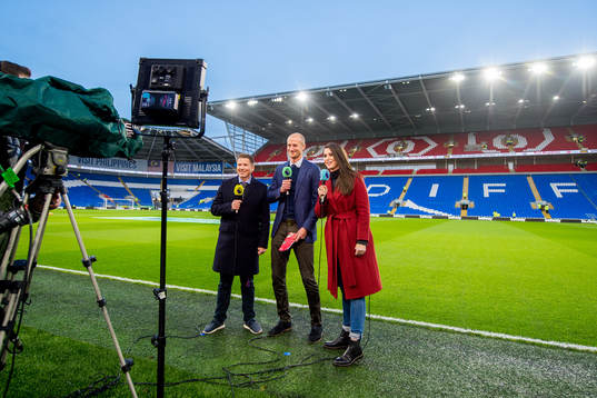 Kasper Wikestad, Brede Hangeland and Ingrid Halstensen of