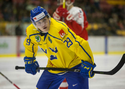 Sweden forward Pontus Holmberg (29)