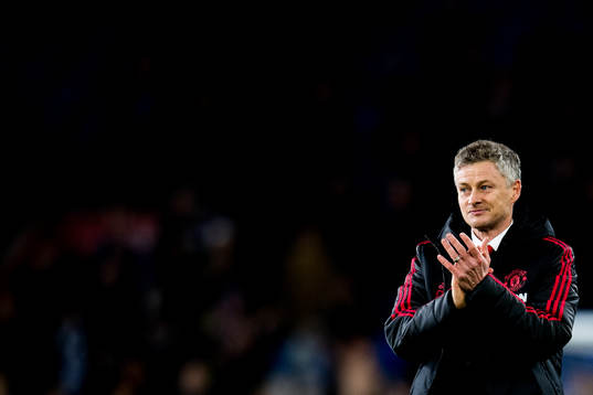 Ole Gunnar Solskjær, manager of Manchester United,
