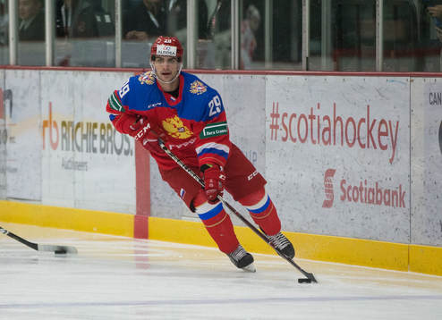 Russia forward Kirill Slepetc (29)