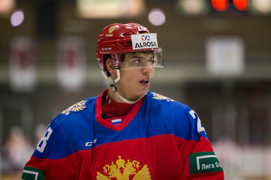 Russia forward Grigory Denisenko (28)