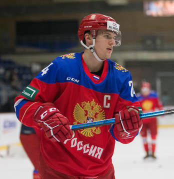 Russia forward Klim Kostin (24)