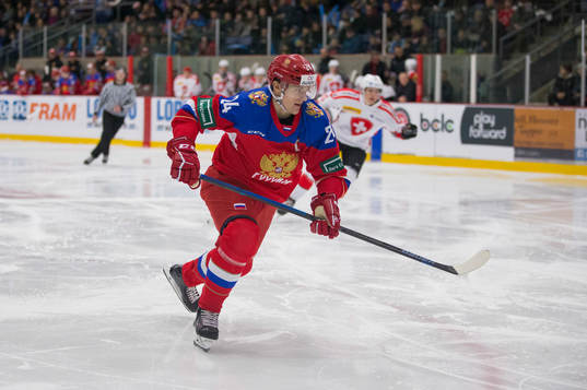 Russia forward Klim Kostin (24)