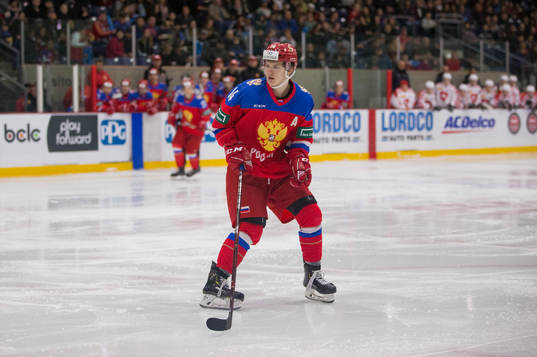 Russia forward Vitalii Kravtsov (14)