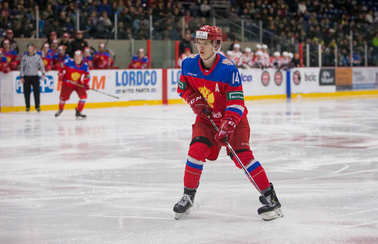 Russia forward Vitalii Kravtsov (14)