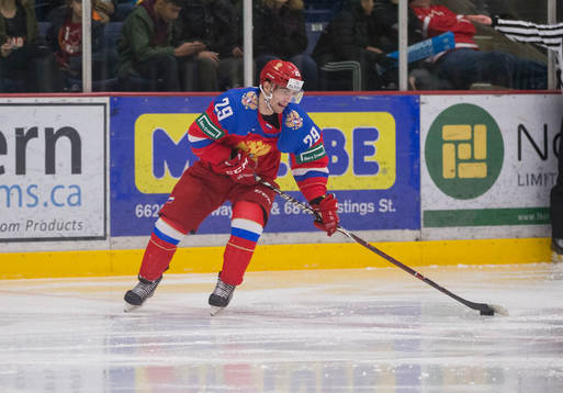 Russia forward Kirill Slepetc (29)