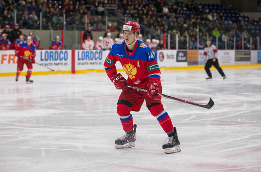 Russia forward Vitalii Kravtsov (14)