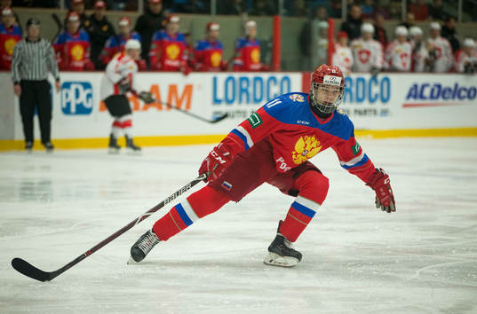 Russia forward Vasily Podkolzin (11)