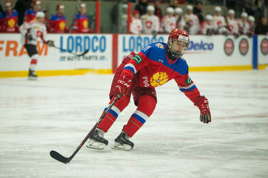 Russia forward Vasily Podkolzin (11)