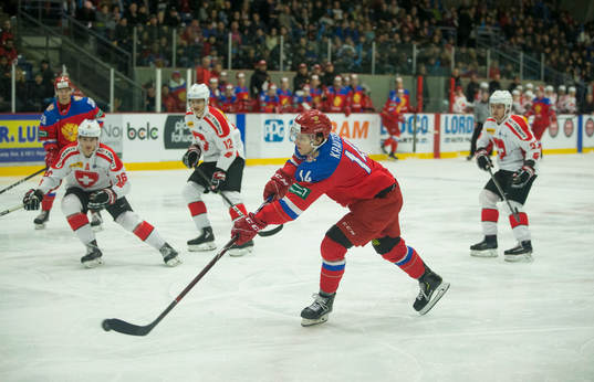 Russia forward Vitalii Kravtsov (14)