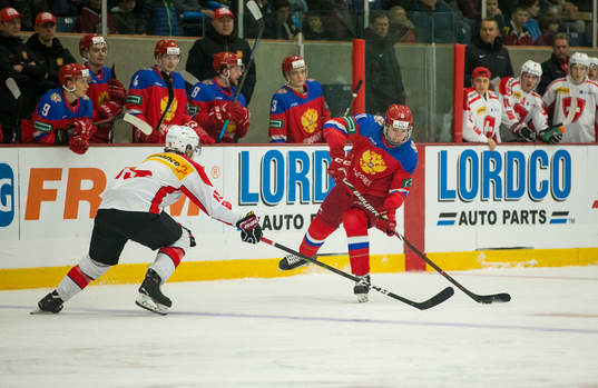 Russia forward Vasily Podkolzin (11)