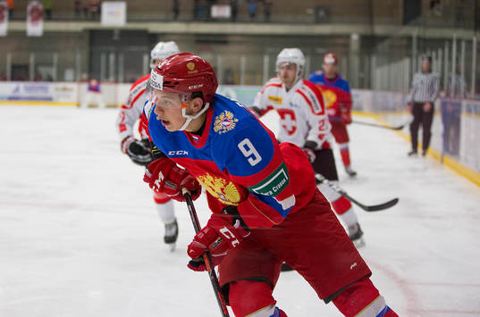 Russia forward Artem Galimov (9)