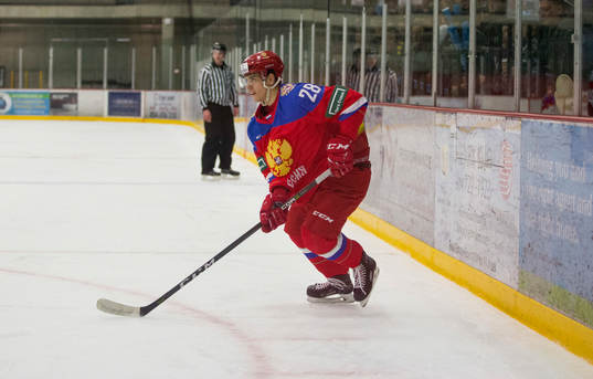 Russia forward Grigory Denisenko (28)