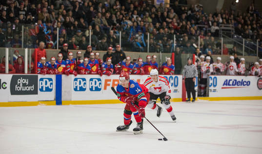 Russia forward Vitalii Kravtsov (14)