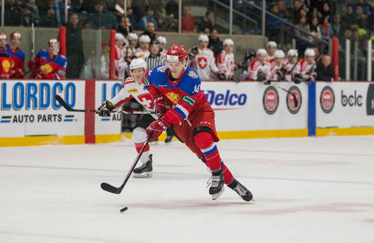 Russia forward Vitalii Kravtsov (14)