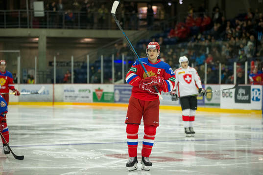 Russia forward Klim Kostin (24)