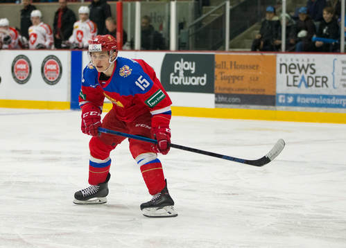 Switzerland forward Matthew Verboon (15)