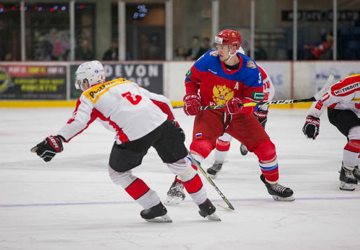 Russia defenceman Dmitrii Samorukov (5)