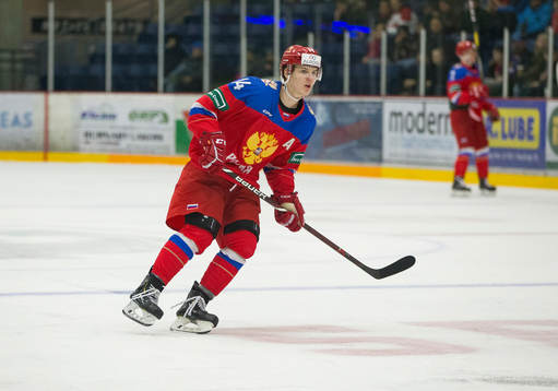 Russia forward Vitalii Kravtsov (14)