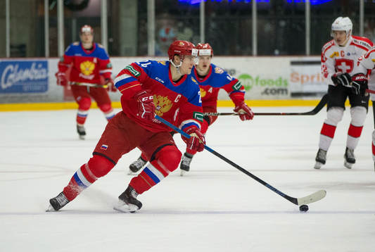Russia forward Klim Kostin (24)