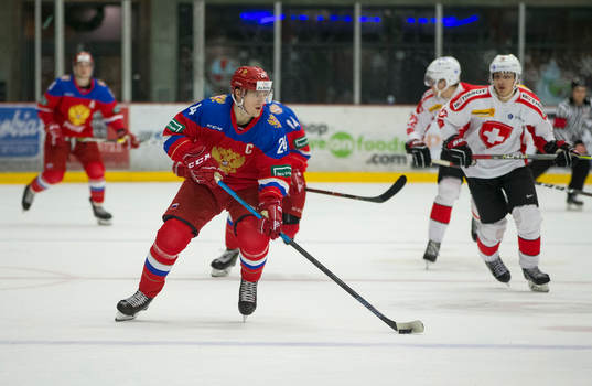 Russia forward Klim Kostin (24)