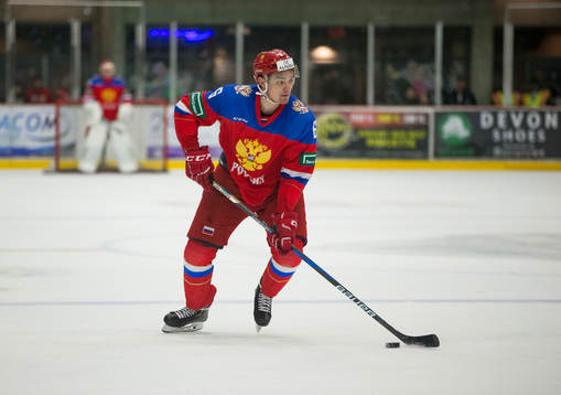 Russia defenceman Ilia Morozov (6)