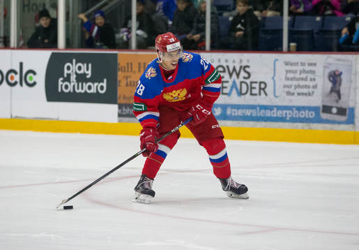 Russia forward Grigory Denisenko (28)