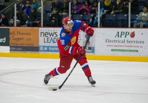 Russia forward Grigory Denisenko (28)