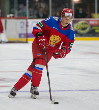 Russia forward Artem Galimov (9)