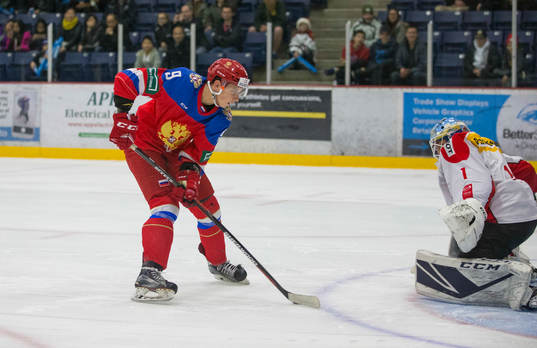 Russia forward Artem Galimov (9)