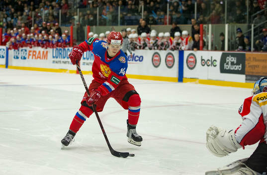 Russia forward Vitalii Kravtsov (14)