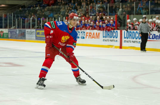 Russia forward Ivan Muranov (23)