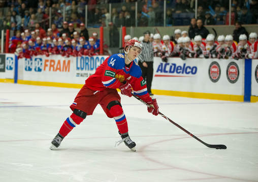 Russia forward Vitalii Kravtsov (14)