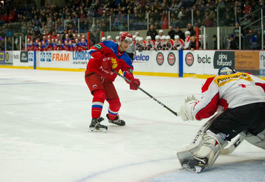 Russia forward Ivan Muranov (23)
