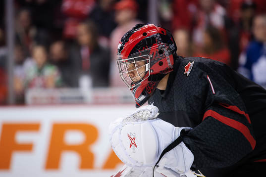 Goaltender Michael DiPietro of Canada