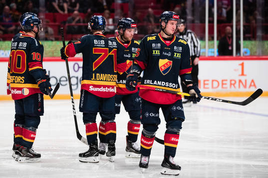 Djurgårdens Niclas Bergfors, Jonathan Davidsson, Linus