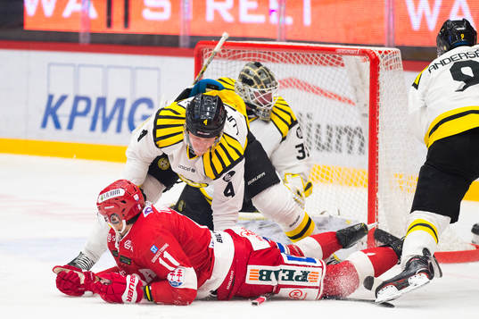 Timrås Henrik Törnqvist och Brynäs Niclas Lundgren