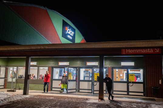 Jalas Arena innan ishockeymatchen i SHL mellan Mora och