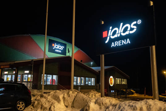 Jalas Arena innan ishockeymatchen i SHL mellan Mora och
