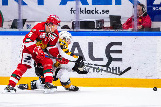 Moras Robin Johansson och Skellefteås Joakim Lindström