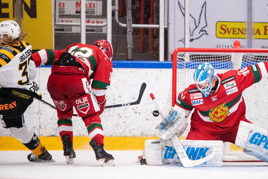 Skellefteås Albin Eriksson och Moras Kevin Gagné och