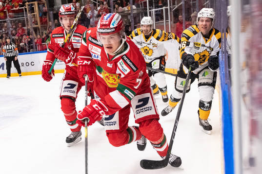 Moras Erlend Lesund och Nils Carnbäck och Skellefteås