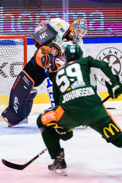 Växjös målvakt Viktor Fasth